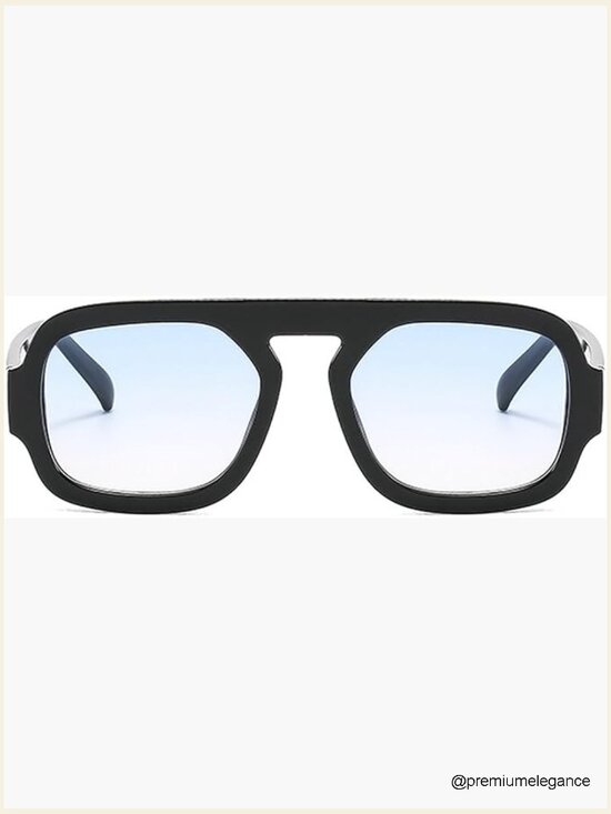 Vintage Square Sunglasses UV400 Retro Punk Shades main image 7